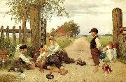 august malmstrom grindslanten oil painting artist